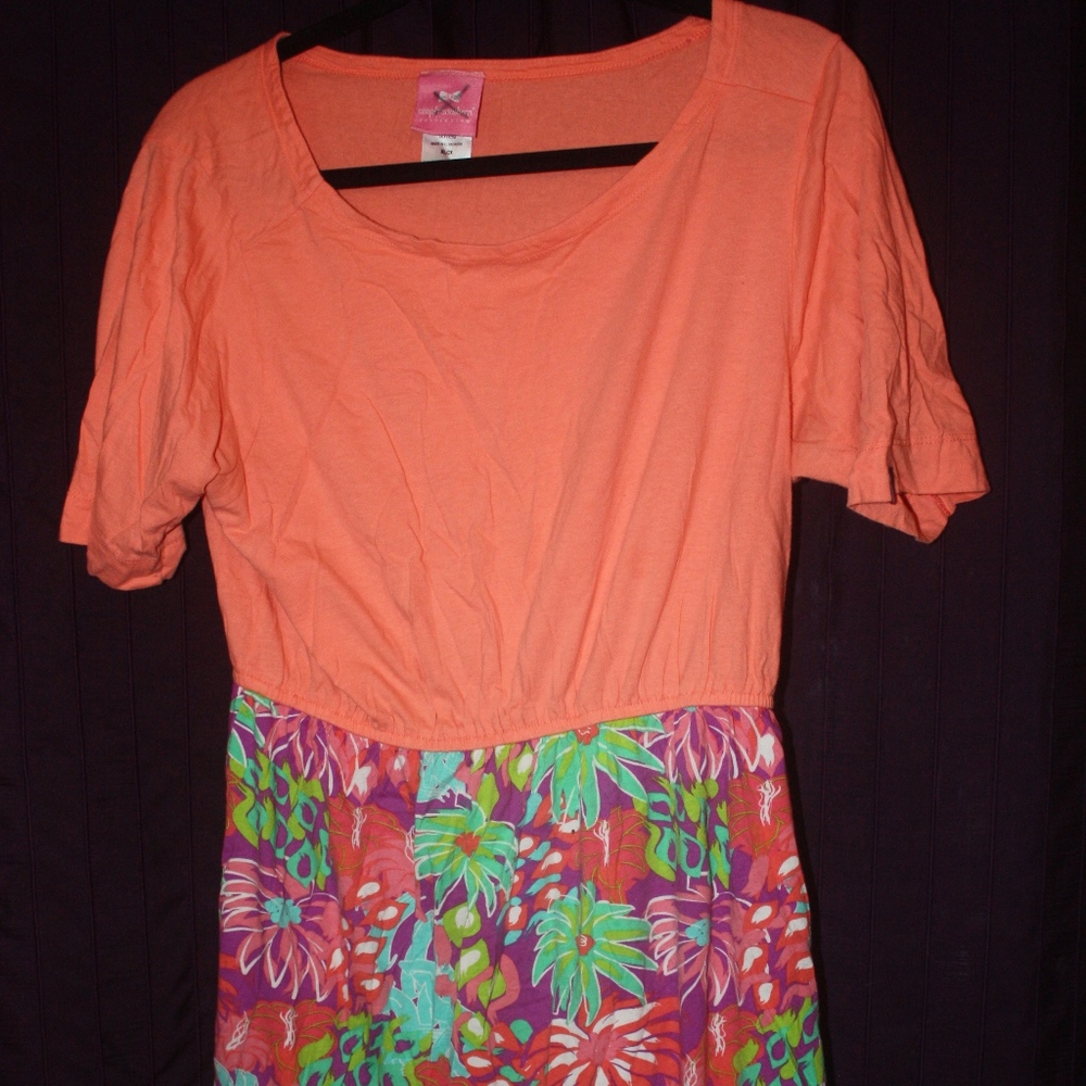 Simply Southern Orange Dress XL